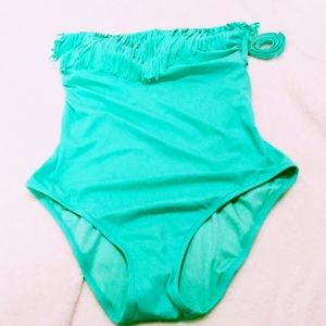 Victoria's Secret, Women's Size Large Fringe Top , One piece swimsuit 💖